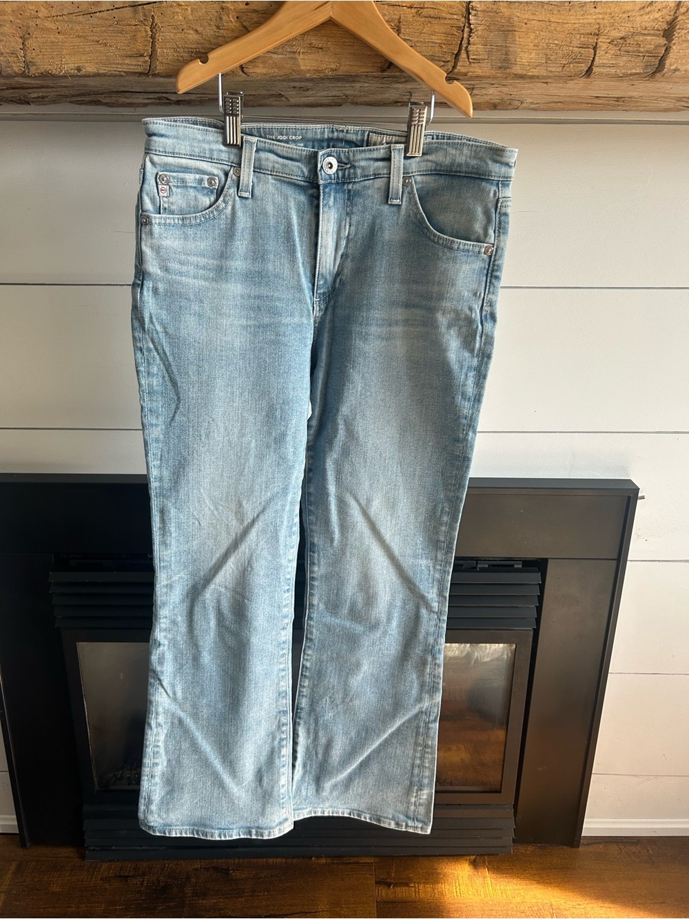 AG Adriano Goldschmied Cropped Flare Jeans